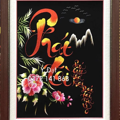 Tranh thêu tặng tân gia MS 8612