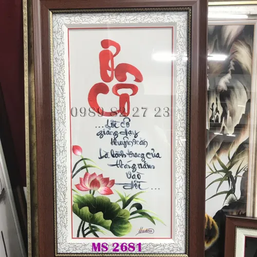 TRANH THÊU TẶNG THẦY CÔ MS 2681