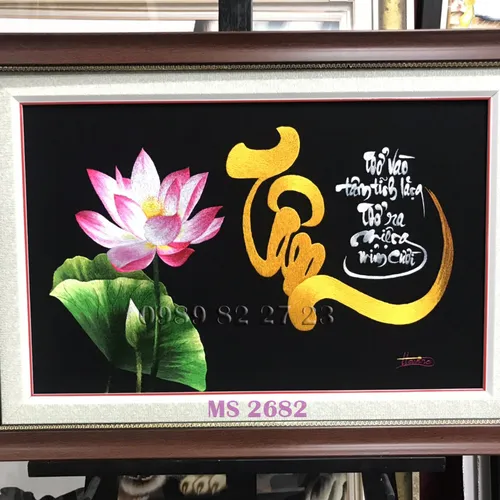 TRANH THÊU TẶNG THẦY CÔ MS 2682