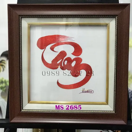 TRANH THÊU TẶNG THẦY CÔ MS 2685