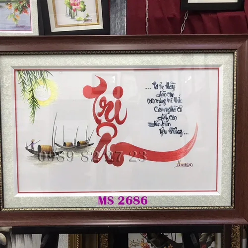 TRANH THÊU TẶNG THẦY CÔ MS 2686