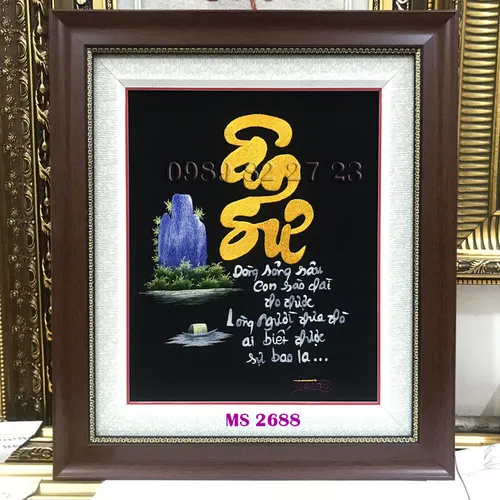 TRANH THÊU TẶNG THẦY CÔ MS 2688
