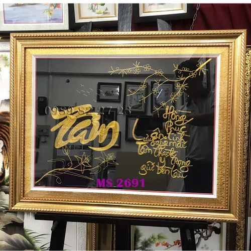 TRANH THÊU TẶNG THẦY CÔ MS 2691