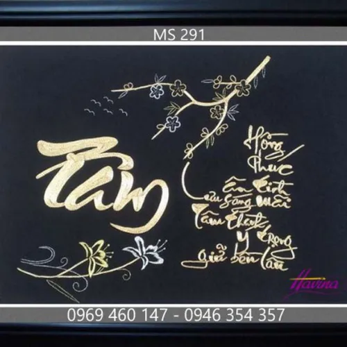 Tranh thêu tặng thầy cô MS 291