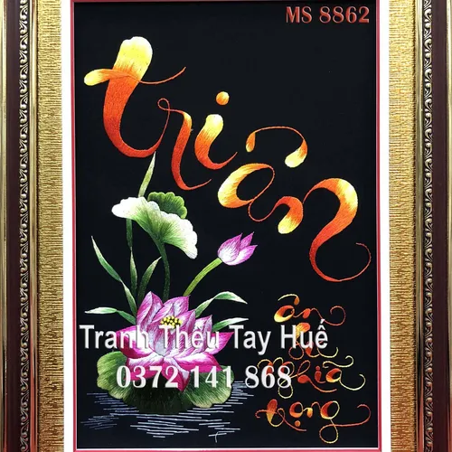 Tranh thêu tặng thầy cô ms 8862