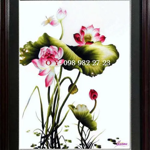 Tranh thêu tay bán ở cửa hàng tphcm MS 265