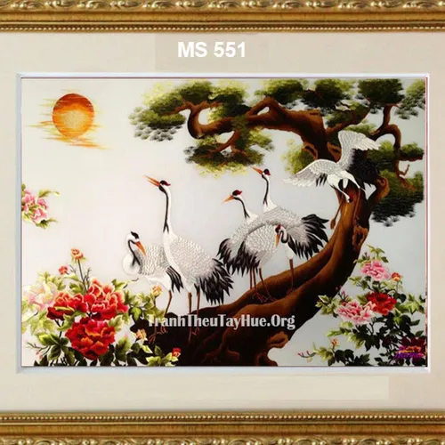 Tranh thêu tay bán ở cửa hàng tphcm MS 551