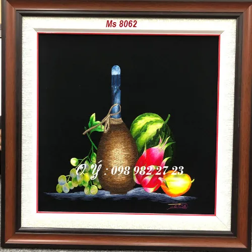 Tranh thêu tay bán ở cửa hàng tphcm MS 8062