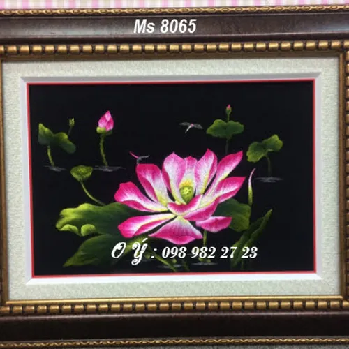 Tranh thêu tay bán ở cửa hàng tphcm MS 8065