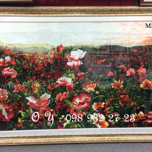 Tranh thêu tay bán ở cửa hàng tphcm MS 8078