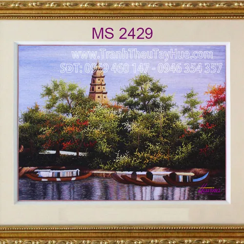 Tranh thêu tay Huế Ms 2429