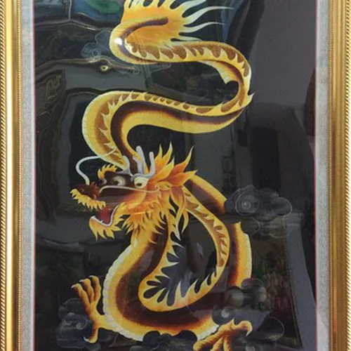 Tranh Thêu Tay Huế Thực Hiện Tác Phẩm Tranh Thêu Con Rồng Ms 701 Theo Yêu Cầu Của Anh Luân Ở Cần Thơ