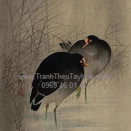 Tranh thêu tay làm quà tặng ĐÁM CƯỚI HTĐC103