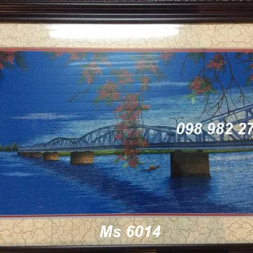 Tranh thêu tay ms 6014 - Huế thương 3