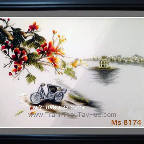 Tranh thêu tay tphcm ms 8174