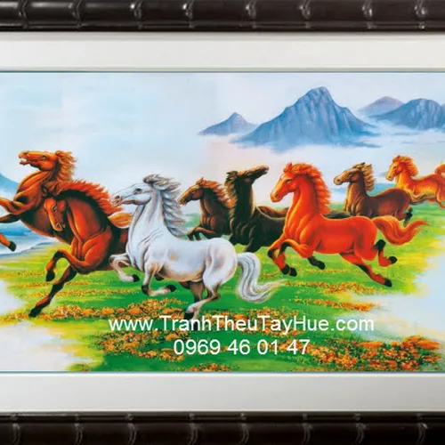 Tranh thêu tay truyền thống Mã Đáo Thành Công 32