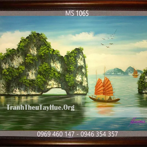 Tranh thêu thuận buồm xuôi gió MS 1065