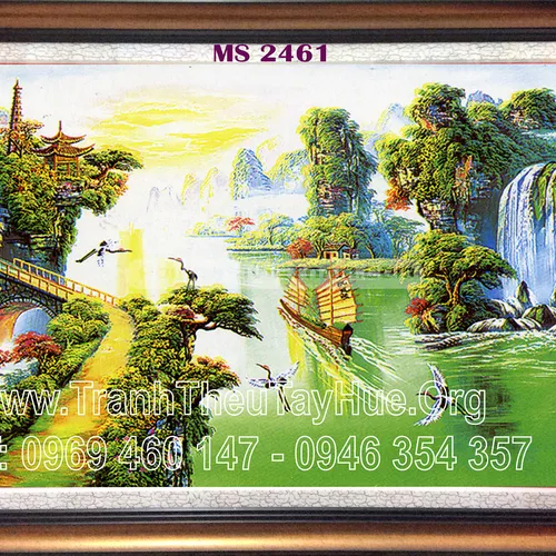 Tranh thêu thuận buồm xuôi gió MS 2461