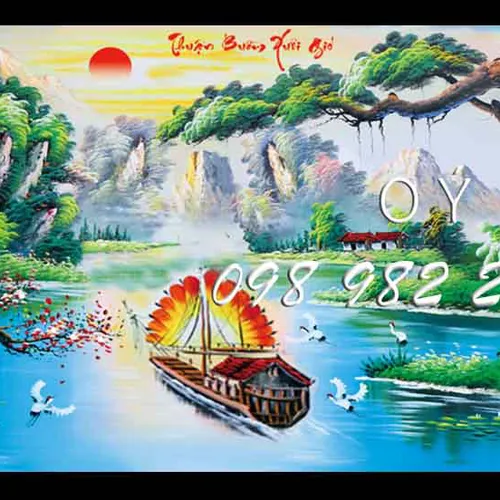 Tranh Thêu Thuận Buồm Xuôi Gió MS 8208