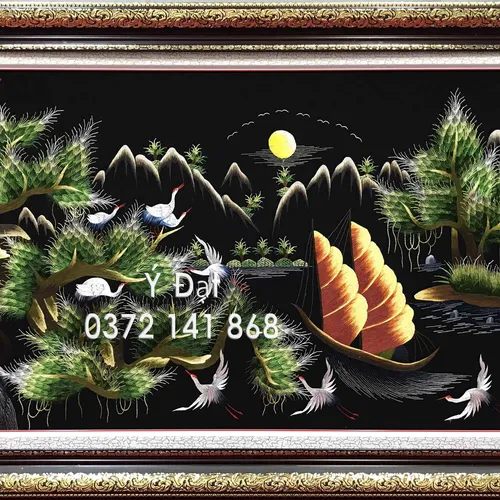 Tranh thêu thuận buồm xuôi gió ms 8587