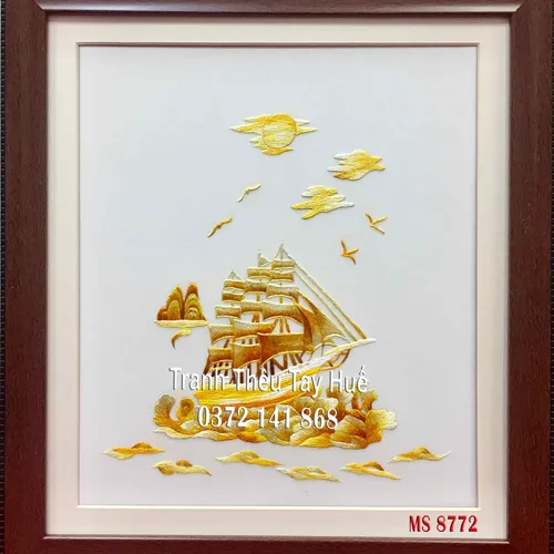 Tranh thêu thuận buồm xuôi gió ms 8772