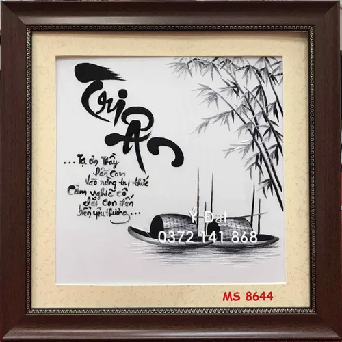 Tranh thêu tri ân ms 8644