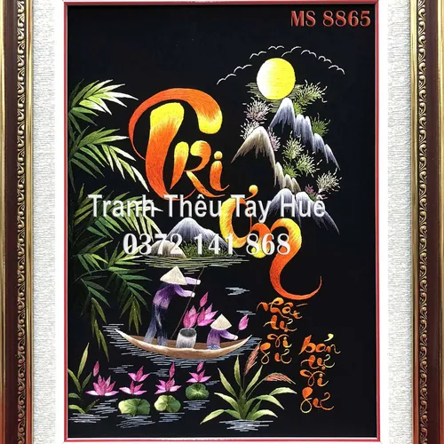 Tranh thêu tri ân ms 8865