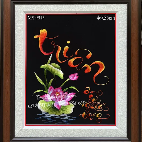 Tranh thêu tri ân ms 9915