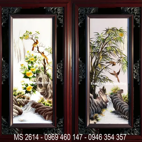 TRANH THÊU TỨ BÌNH MS 2614