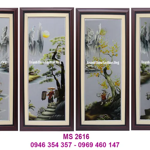 TRANH THÊU TỨ BÌNH MS 2616
