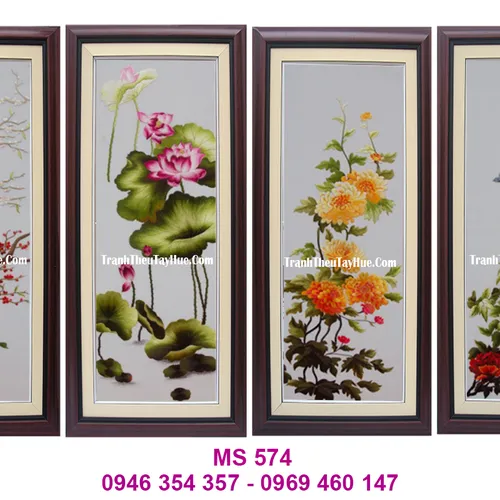 TRANH THÊU TỨ BÌNH MS 574