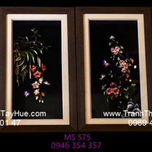 Tranh thêu tứ bình MS 575