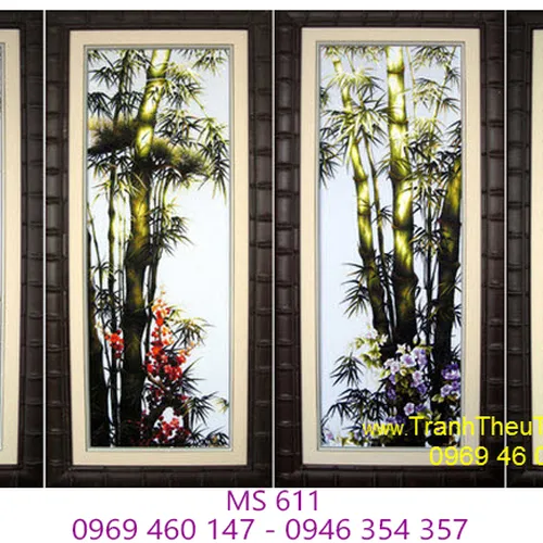 TRANH THÊU TỨ BÌNH MS 611