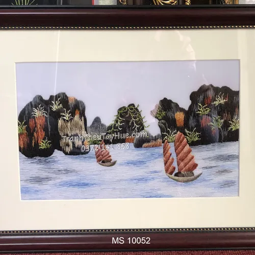 TRANH THÊU VỊNH HẠ LONG MS 10052