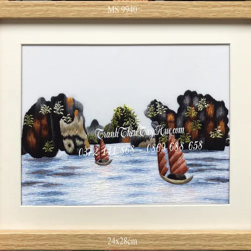 Tranh Thêu Vịnh Hạ Long MS 9940