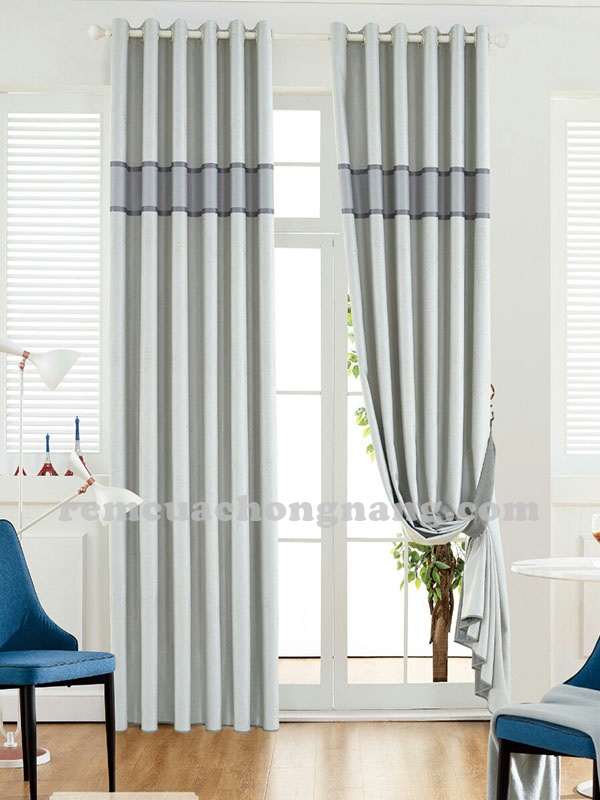 Rèm vải giá rẻ màu xám Rèm vải giá rẻ màu xám