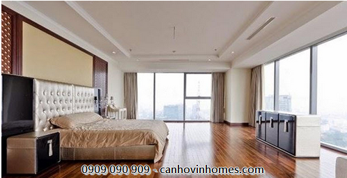 Không gian rộng rãi thoáng mát với 4 phòng ngủ - căn hộ cao cấp Vinhomes central park