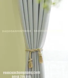 Rèm cửa vải màu xám trắng DD3809-26