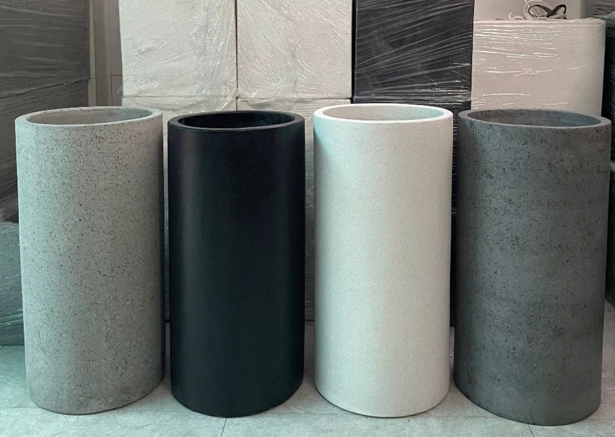 Chậu Cây Xi Măng: Mẫu Trụ Vuông & Tròn Khiến Giới Sành Cây MÊ MẨN. Chậu Cây Xi Măng: Mẫu Trụ Vuông & Tròn Khiến Giới Sành Cây MÊ MẨN.