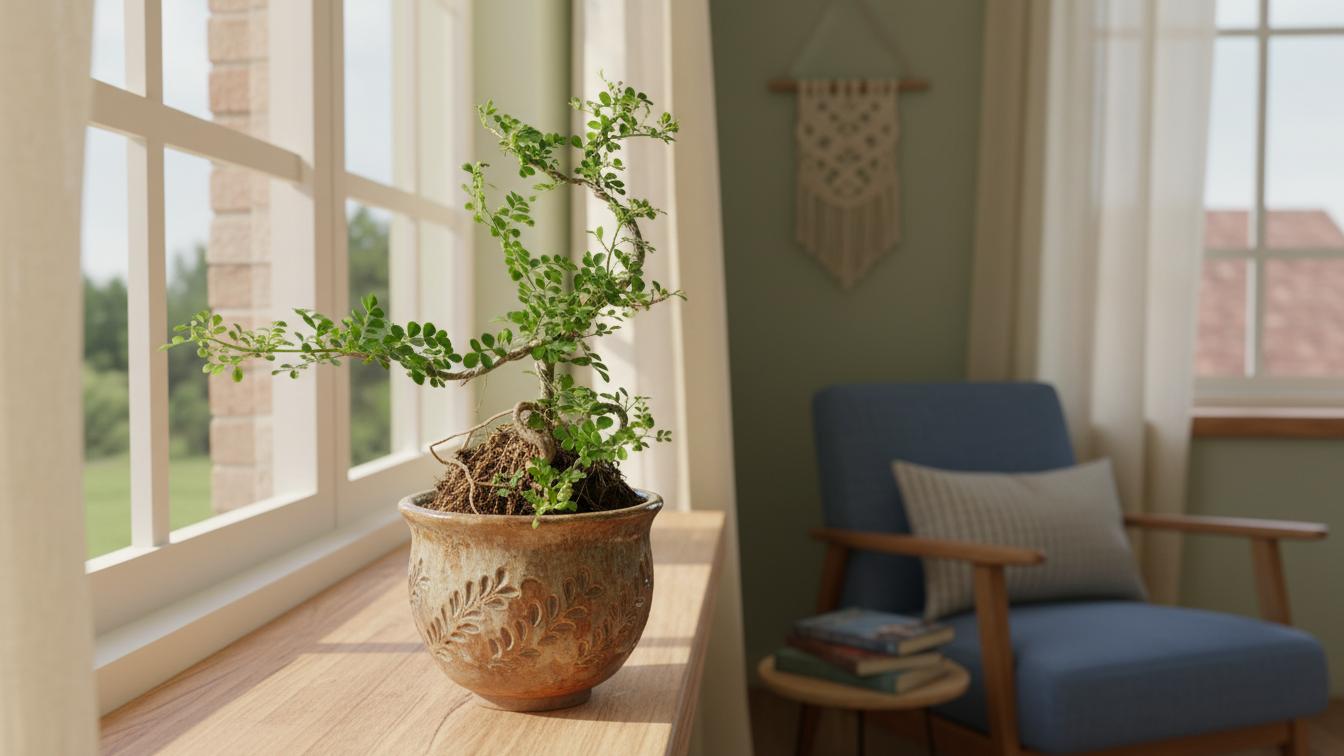 Cây xanh bonsai mang phong cách sống chậm và tinh tế. Cây xanh bonsai mang phong cách sống chậm và tinh tế.