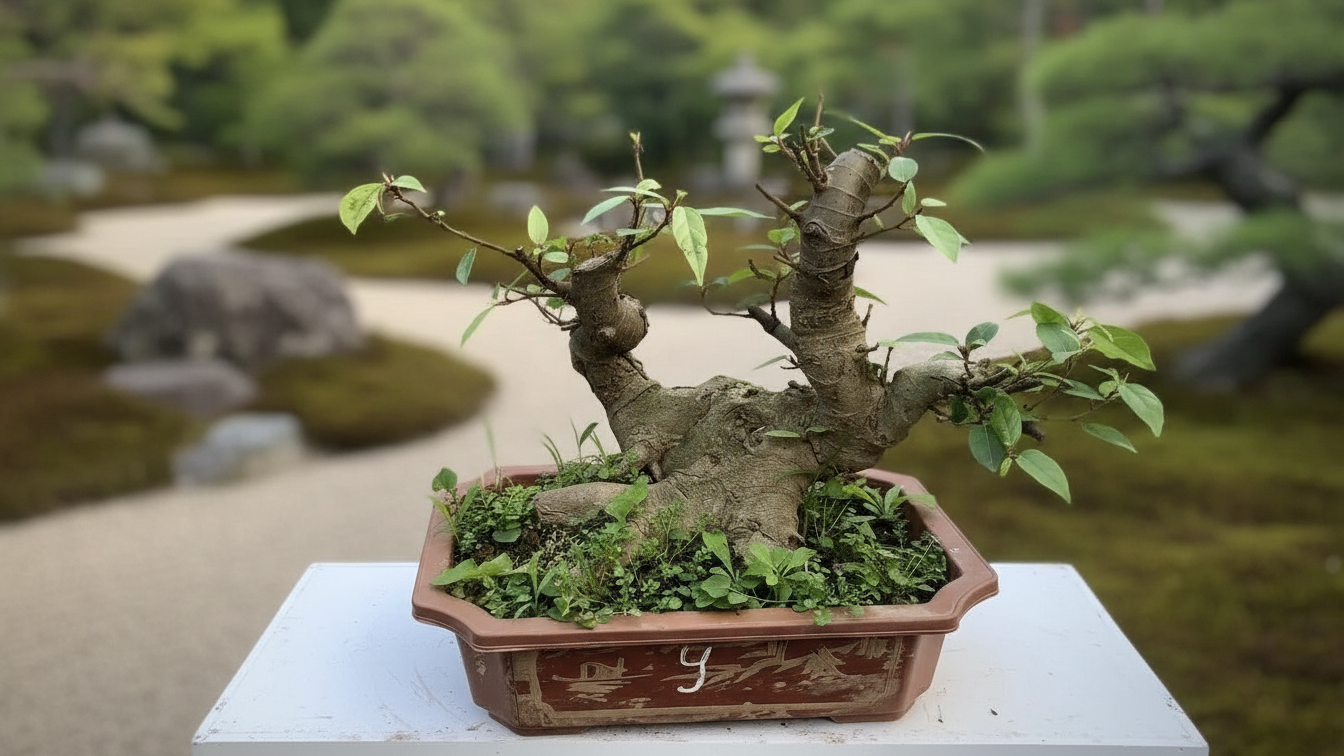 Cây xanh bonsai mang vẻ đẹp gọn gàng, tinh tế. Cây xanh bonsai mang vẻ đẹp gọn gàng, tinh tế.