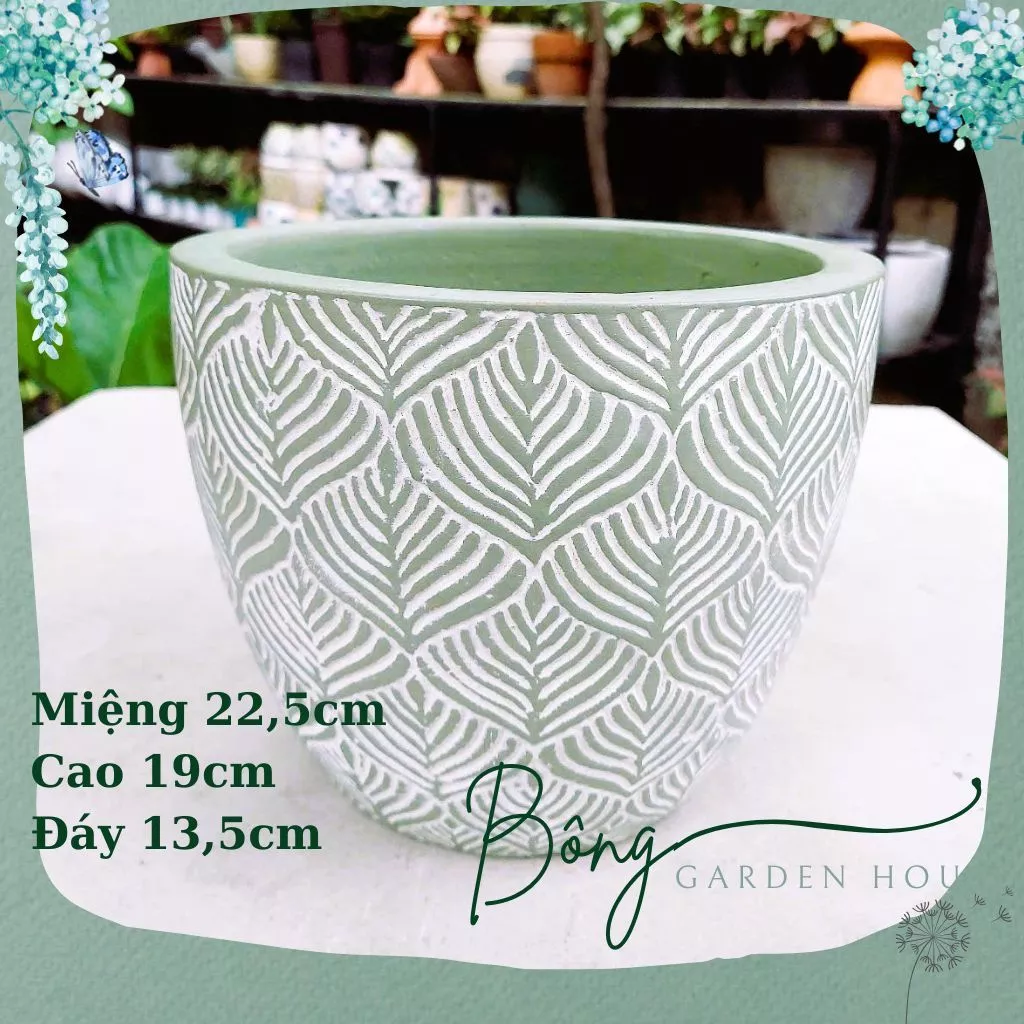 Vẻ đẹp mộc mạc, tinh tế từ chậu đất nung sơn wash bầu hình lá. Vẻ đẹp mộc mạc, tinh tế từ chậu đất nung sơn wash bầu hình lá.