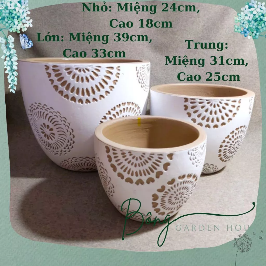 Mỗi chiếc chậu trồng hoa đẹp là một tác phẩm nghệ thuật cho khu vườn của bạn. Nâng tầm cây cảnh với chậu gốm đất nung wax mặt trời ĐỘC ĐÁO.