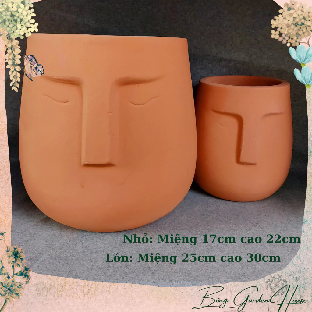 Tuyệt Tác Chậu Gốm Trồng Cây Phong Thủy Mặt Người - ĐẸP Nhà, VƯỢNG Gia Chủ Tuyệt Tác Chậu Gốm Trồng Cây Phong Thủy Mặt Người - ĐẸP Nhà, VƯỢNG Gia Chủ