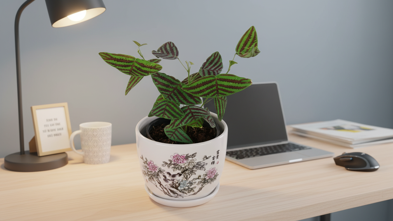 Chậu hoa để bàn dễ thương Cây Bướm Xuân - BÍ MẬT trang trí bàn học SIÊU XINH.