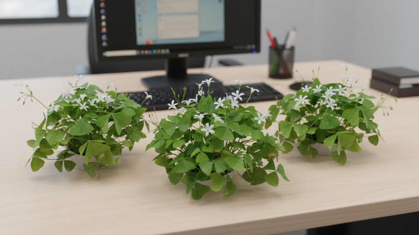 Ý Tưởng Decor Bàn Làm Việc CỰC CHILL Với Chậu Bướm Đêm Dễ Thương.