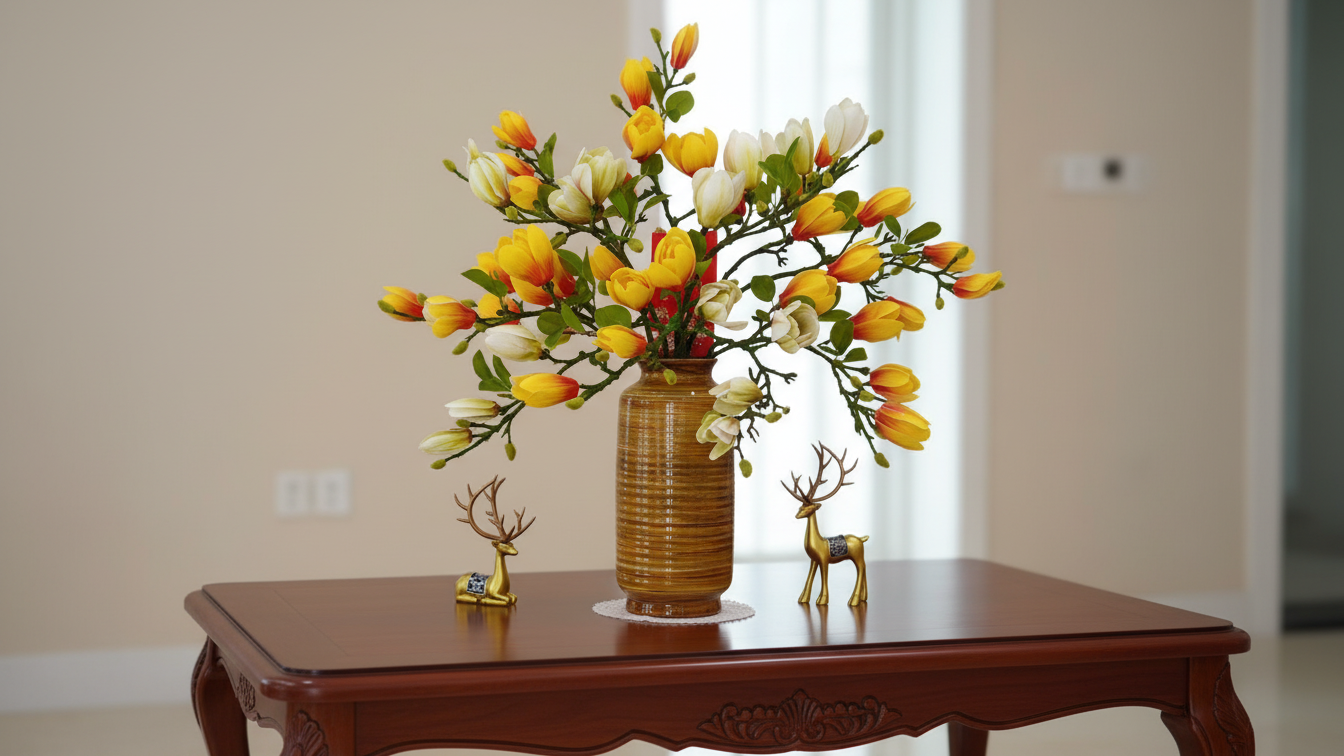 Chậu hoa độc đáo mang đến điểm nhấn mới lạ, giúp không gian sống thêm ấn tượng. 💛 Vẻ đẹp tinh xảo, đường cắt dập không lộ liễu giúp chậu hoa lan giả chinh phục mọi ánh nhìn.