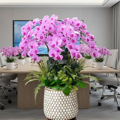 🌸 CHẬU LAN HỒ ĐIỆP GIẢ CAO CẤP – ĐIỂM NHẤN SANG TRỌNG CHO KHÔNG GIAN HIỆN ĐẠI!