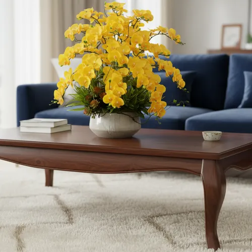 ✨ CHẬU LAN HỒ ĐIỆP GIẢ CAO CẤP: TUYỆT TÁC 16 CÀNH HÚT TÀI LỘC!