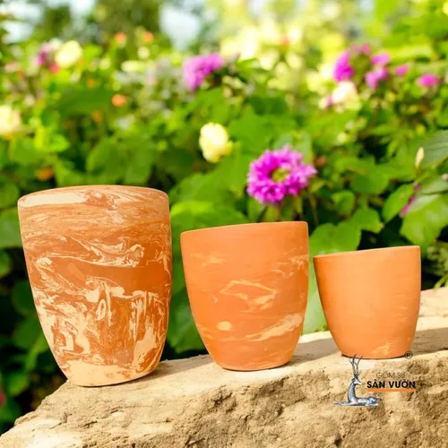 ☀️Review Bộ 3 Chậu Gốm Marble: Liệu Có Đáng Tiền Cho Một Bộ Chậu Gốm Trồng Cây Cảnh Sân Vườn?
